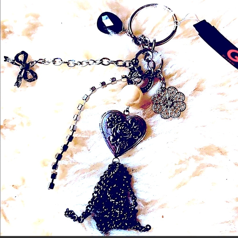 Guess charms keychain